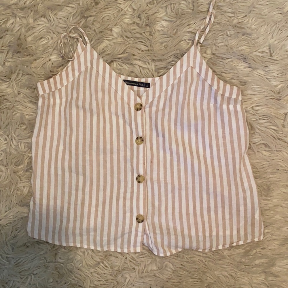 Abercrombie stripe tank